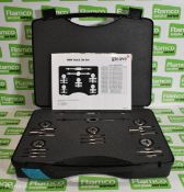 Gleave Imperial BSW tap and die set in foam padded storage case - 1/4 inch to 1/2 inch