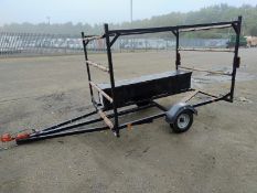 Tow-Rite F.T. Component Services canoe trailer with storage chest - holds up to 5 canoes