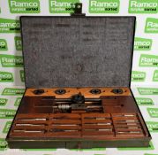 Imperial BSW tap and die set metal storage case - 1/4 inch to 1/2 inch