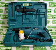 Makita HP2041 110V electric drill in plastic storage case