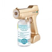 8x Portibac hand sanitiser spray guns with carry case - 800ml - gold