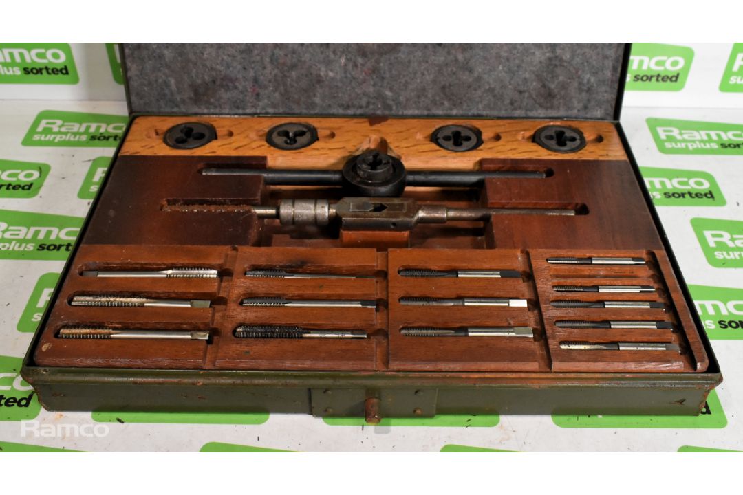 Imperial BSW tap and die set metal storage case - 1/4 inch to 1/2 inch - Image 3 of 6