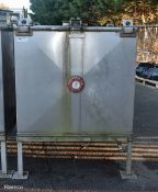 Aljac Engineering Model 1500 fuel tank- W 1190 x D 1190 x H 1765mm