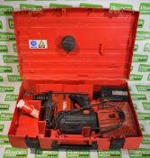 Hilti TE 6-A cordless SDS hammer drill with 2x batteries, battery charger & case