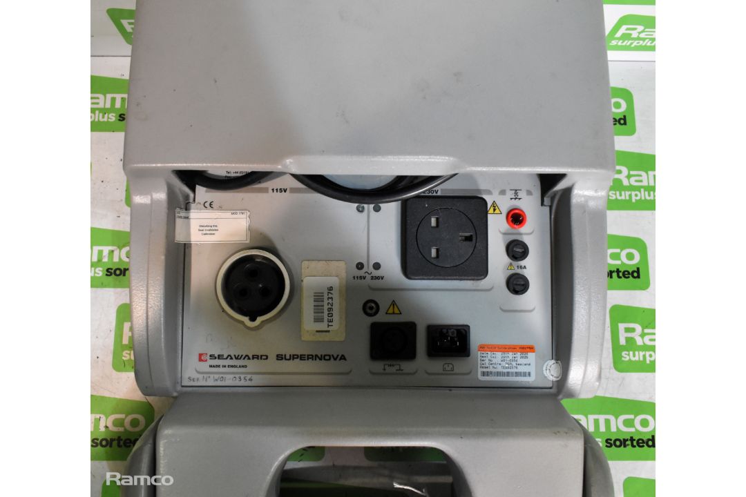 Seaward Supernova Plus portable appliance tester (PAT) - Image 3 of 9