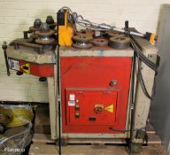 Akyapak APK35 roller / bender machine with foot pedals & rollers