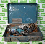 Makita 6906 electric impact wrench in metal storage case