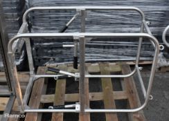 Generator / pump frame - W 430 x D 860 x H 605mm