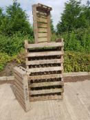 10x Wooden Potato chitting trays W 760 x D 460 x H 160mm