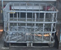 IBC frame with metal base - W 1000 x D 1200 x H 860mm