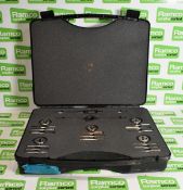 Gleave Imperial UNC tap and die set in foam padded storage case - 1/4 inch to 1/2 inch