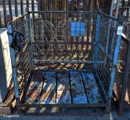 Metal stillage with 3 sides - W 1175 x D 1050 x H 1210mm