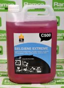 2x boxes of Selden C500 Selgiene Extreme unperfumed cleaner - 2x 5L bottles per box