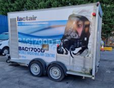 Factair BAC17000D mobile breathing centre twin axle trailer with Kaeser HPC M31 compressor