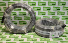 2x Yamaha YME-FH08X-16-MM 8mm x 30m fuel hoses