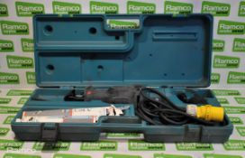 Makita JR3050T electric reciprocating saw in plastic storage case - 110V