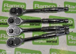 4x Snap-On S936FOD 1/2 inch drive ratchets