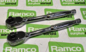2x Snap-On S936FOD 1/2 inch drive ratchets