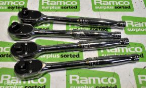 4x Snap-On S936FOD 1/2 inch drive ratchets