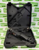 Am-Tech electric rotary zip saw in plastic storage case - 230V
