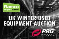 PRG Proshop auction - used equipment sale of Lighting, Rigging, Video, LED walls, Audio and Camera - location Birmingham - COLLECTION ONLY