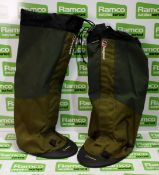 19x Berghaus Skywalk Gore-Tex fabric zip up gaiters - mixed sizes