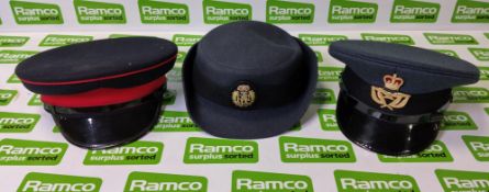 50x British Forces caps - various divisions - mixed sizes