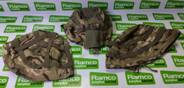 100x British Army MTP combat helmet covers - mixed types - mixed sizes