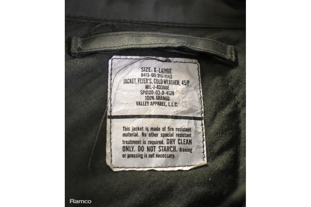 British Army Flyers jackets - see picture for size - Image 5 of 5
