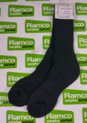 21x pairs of British Forces socks - Black, Khaki, White - mixed sizes