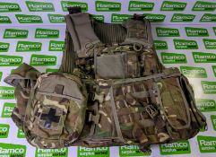 6x British Army MTP Osprey MK IVA body armour covers