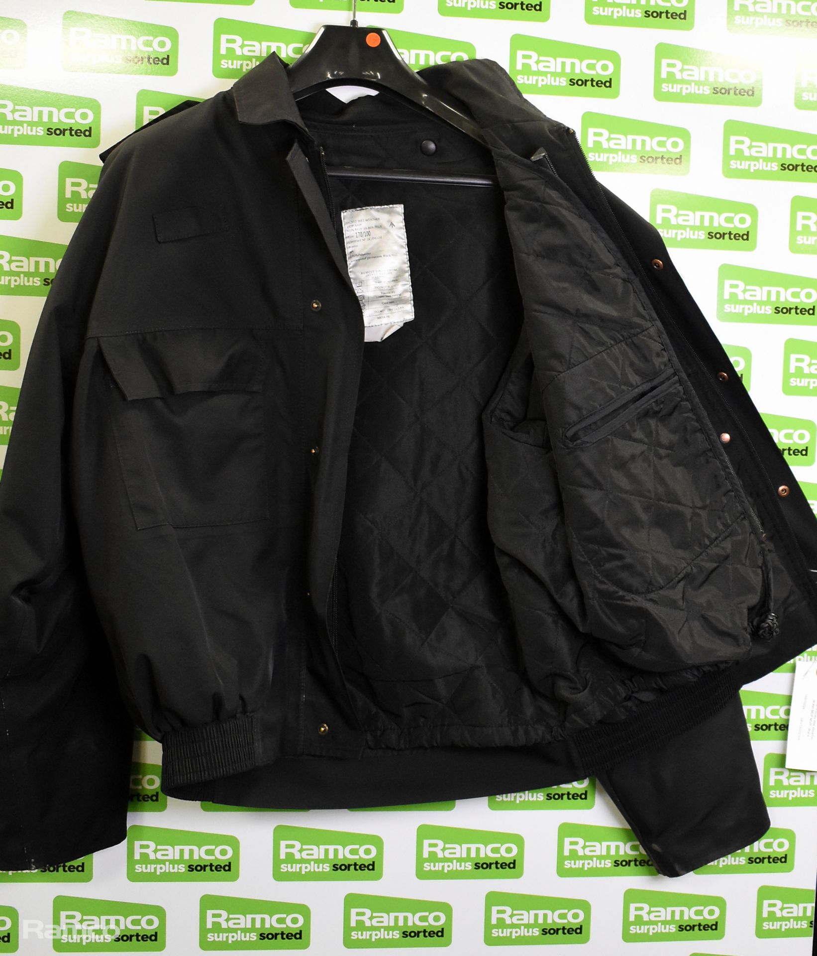British Forces Wet Weather jacket MDP MVP - Black - see picture for size - Image 3 of 6