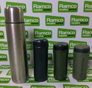 47x Thermos flasks - various styles - mixed sizes