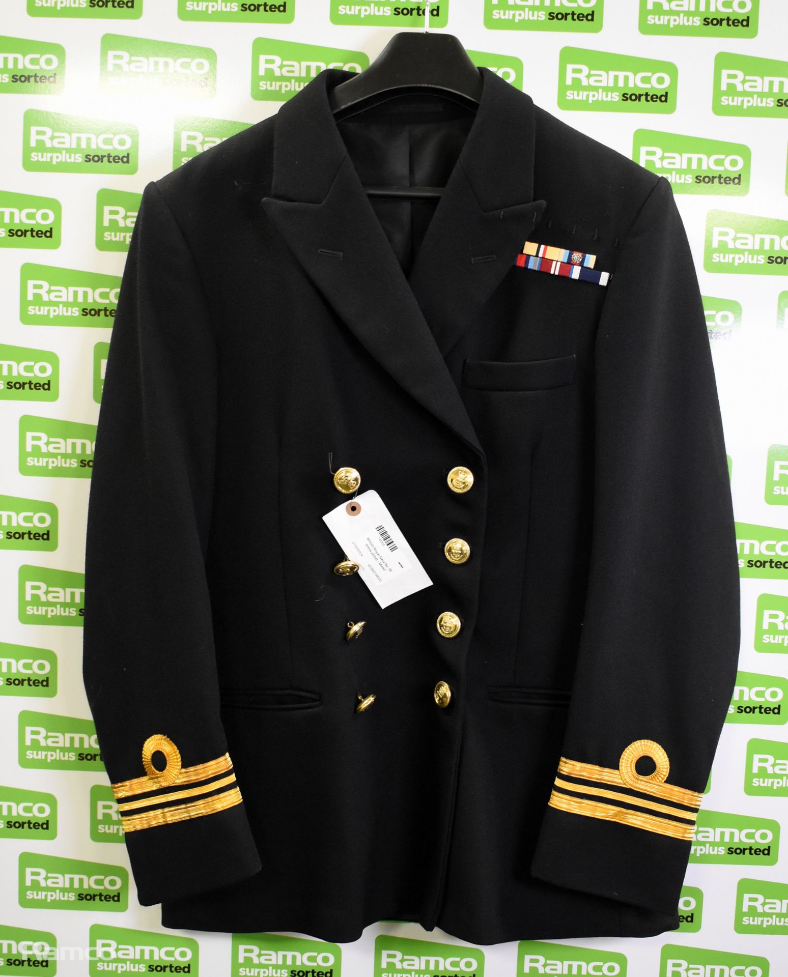 British Royal Navy No. 1B dress jacket - see picture for size
