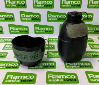 100x British Forces water canteens - some may be missing cups