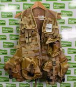 British Army Desert load carrying tactical vest