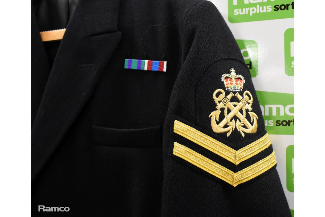 British Royal Navy No. 1B dress jacket - see picture for size - Image 2 of 6