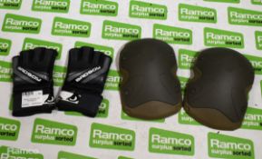 Trust gen2 HP internal knee pads, Badboy accelerate youth training gloves