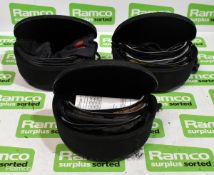 3x pairs of Peltor safety spectacles in cases