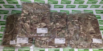 4x British Army MTP windproof smocks - 1x 160/88, 1x 180/96, 1x 190/120, 1x 180/96