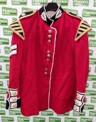 11x British Forces Tunics - Red - see pictures for types & sizes