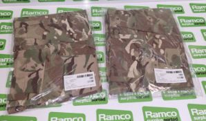 9x British Army MTP combat trousers insect repellant treated - size 75/84/100