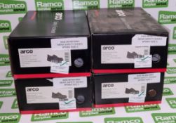 4x pairs of Arco ST550 S3 mens safety shoes - size 5 Unused Asset with no signs of wear, d