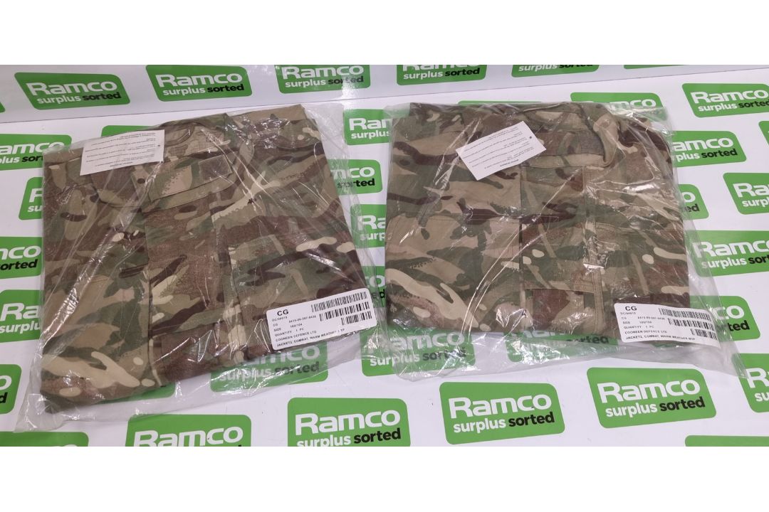 8x British Army MTP combat jacket 2 warm weather MTP - size 180/104 - Image 1 of 3