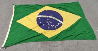 Brazil national flag - 6BDS - 1989 - 1.95M x 1.32M approx.