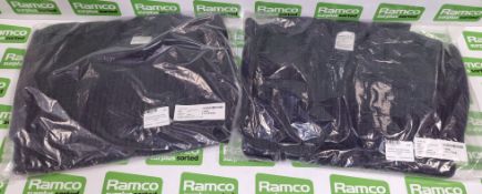 2x British Forces Navy Blue - round neck utility jumpers - size 118cm