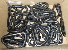 43x Carabiners various styles & sizes
