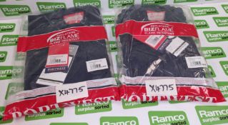 2x Portwest Anti-static BizFlame Pro Coveralls - Navy - 2x Large