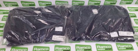 2x British Forces Navy Blue - round neck utility jumpers - size 130cm