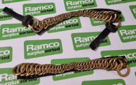 25x British Forces Bearskin chin straps